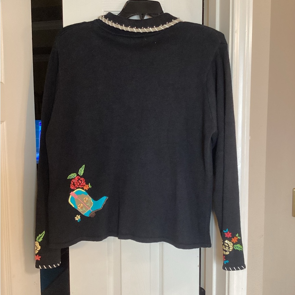 CHRISTMAS COWGIRL SWEATER XL - Picture 4 of 7